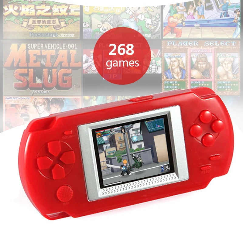 2 Inch Screen Child 502 Color Screen Display Handheld Game Consoles Game Player With 268 Different Games