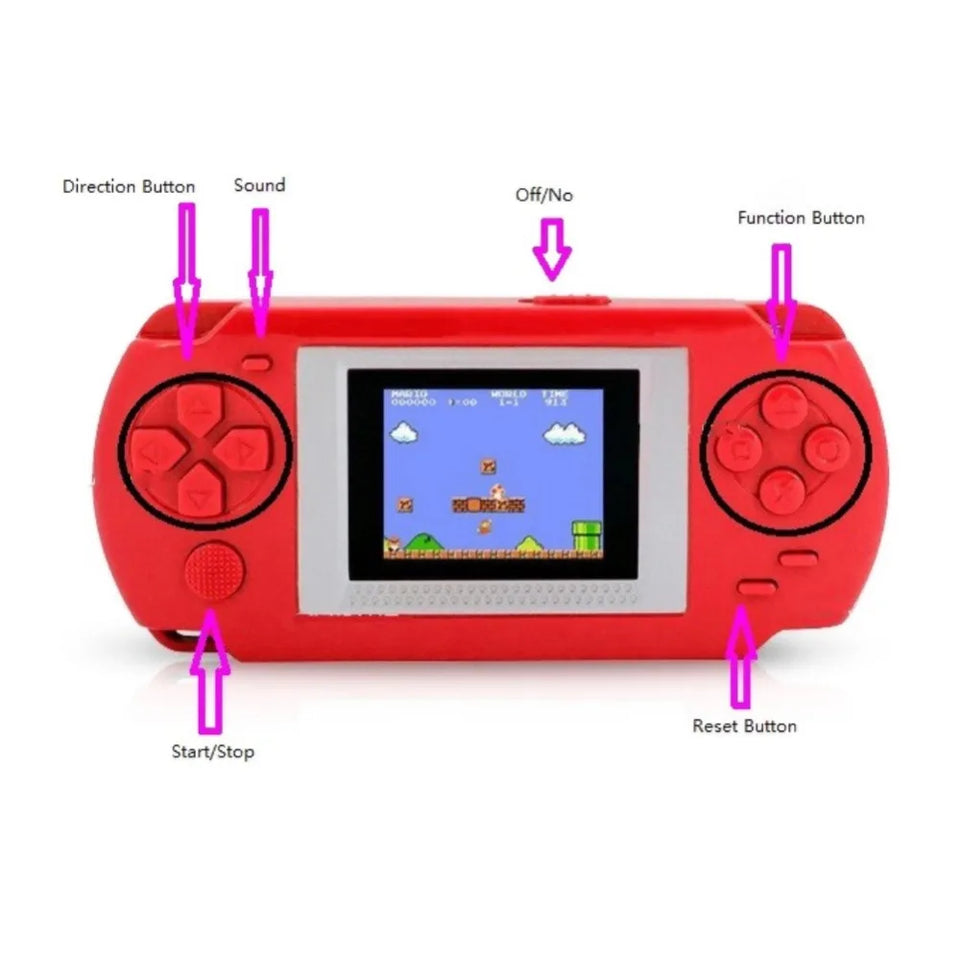 2 Inch Screen Child 502 Color Screen Display Handheld Game Consoles Game Player With 268 Different Games