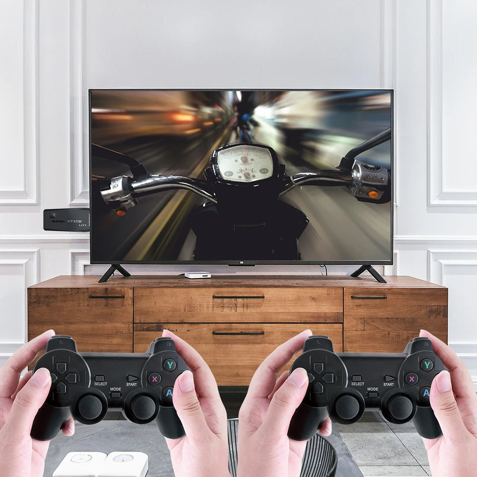 Video Game Console 64G Built-in 10000 Games Retro handheld Game Console Wireless Controller Game Stick For Best Kid Xmas Gift