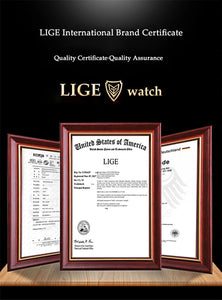 LIGE 2023 New Smart Watch Men Full Touch Screen Sport Fitness Watch IP67 Waterproof Bluetooth For Android ios smartwatch Men+box