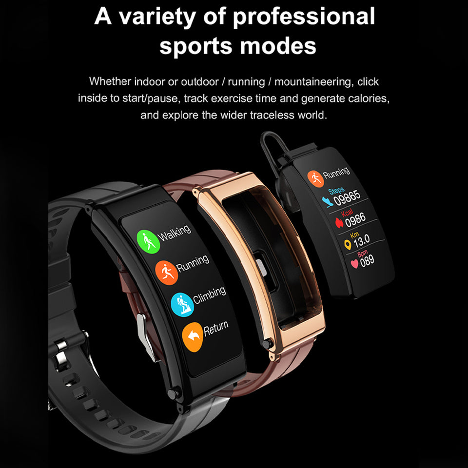 K13 Smart Watch With Bluetooth-compatible Earphone 2-in-1 Smart Smartwatch Pedometer Sports Bracelet