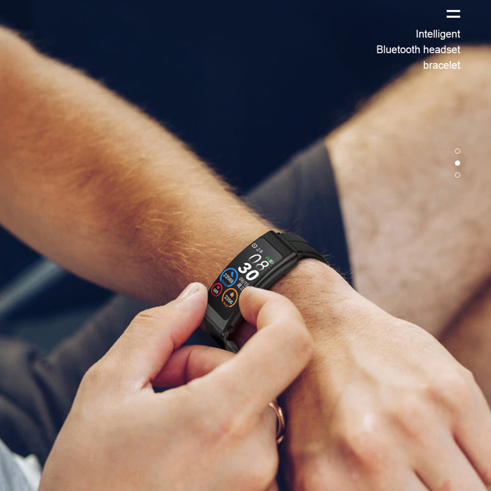 K13 Smart Watch With Bluetooth-compatible Earphone 2-in-1 Smart Smartwatch Pedometer Sports Bracelet