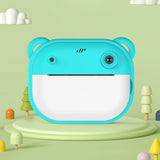 Children Mini Digital Camera Instant Print with 2 Rolls Thermal Print Paper Selfie Video Camera Photo Printing Camera Gifts