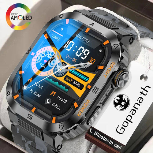 2023 New Full Touch Smart Watch Men For Android Xiaomi Blood Pressure Oxygen Fitness Watch 5 Atm Waterproof Military SmartWatch