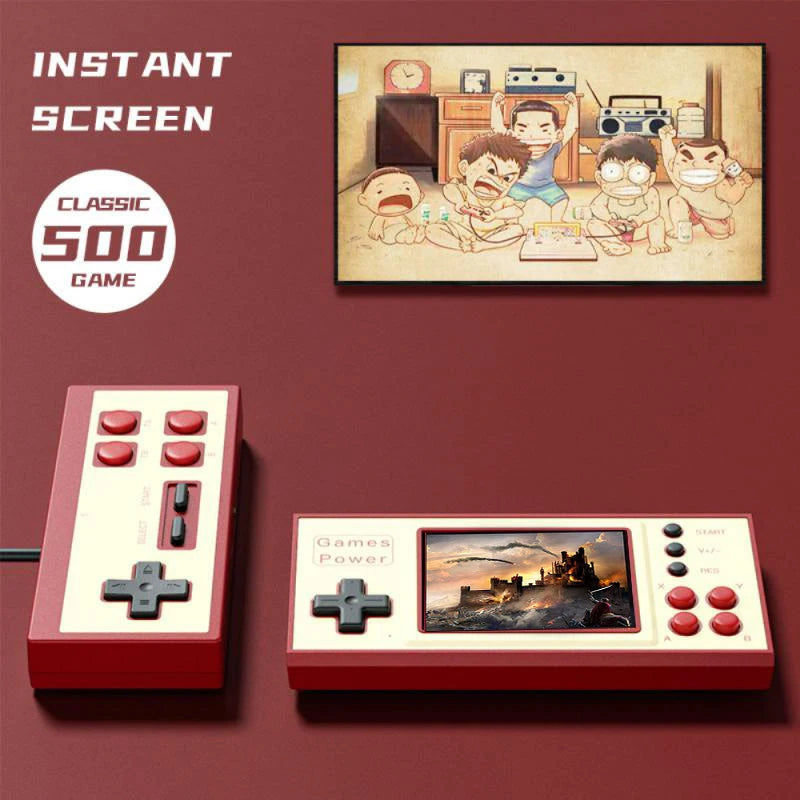 K30 Classic Retro Portable Mini Handheld Video Game Console 2.8 Inch Color LCD Kids Color Game Player Built-in 500 Games
