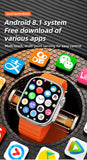 Original S9 Ultra Smart Watch 4G SIM Card Android 190 °Rotation Camera GPS WIFI APP Play Store Download Smartwatch Men Women