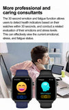 2024 New Medical Grade Smart Watch Ladies Blood Glucose Watches Lipid Uric Women Menstrual Health Tracker Smartwatch for Ladies