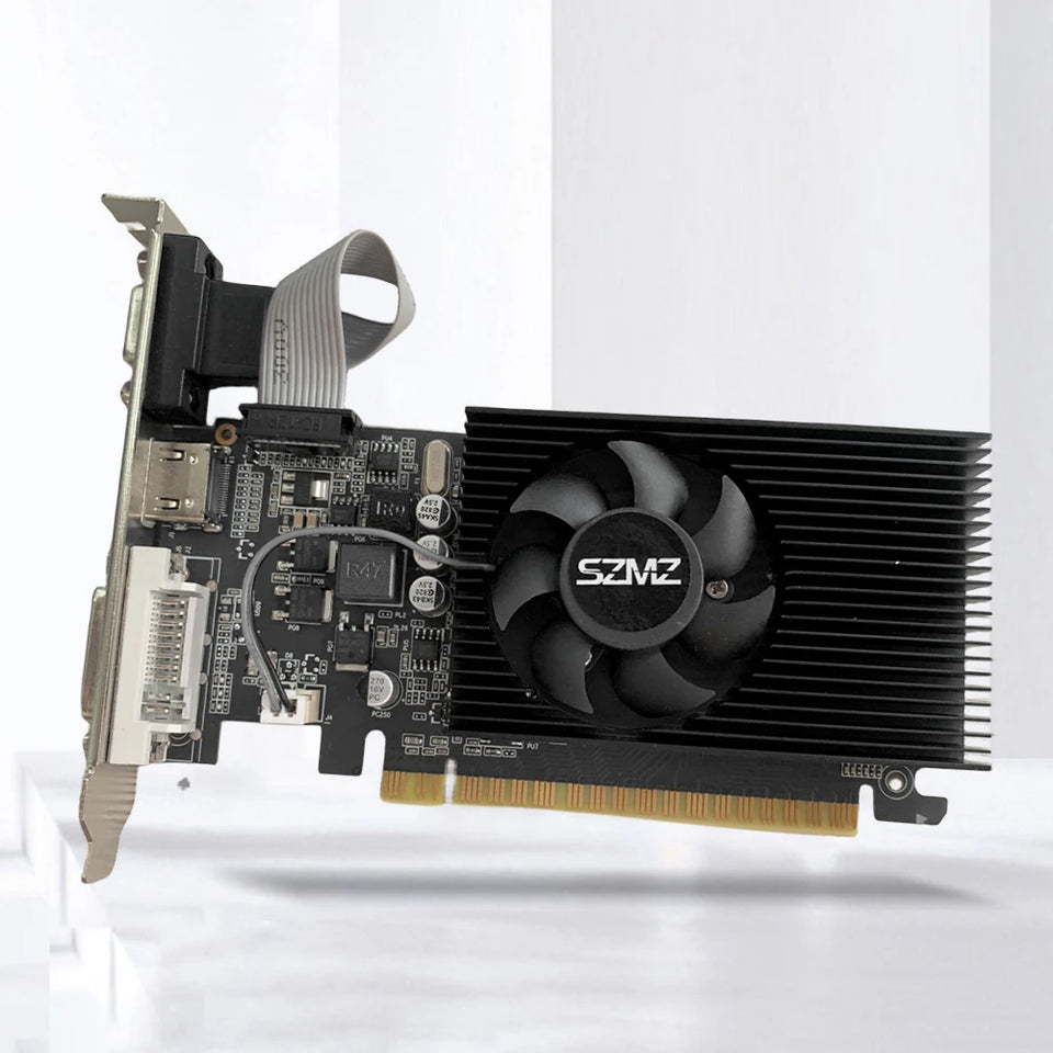 GT730 4GB DDR3 Graphics Card with HDM VGA DVI Port PCI-E2.0 16X Computer Graphics Video Card GT610 1/2GB for Office/Home