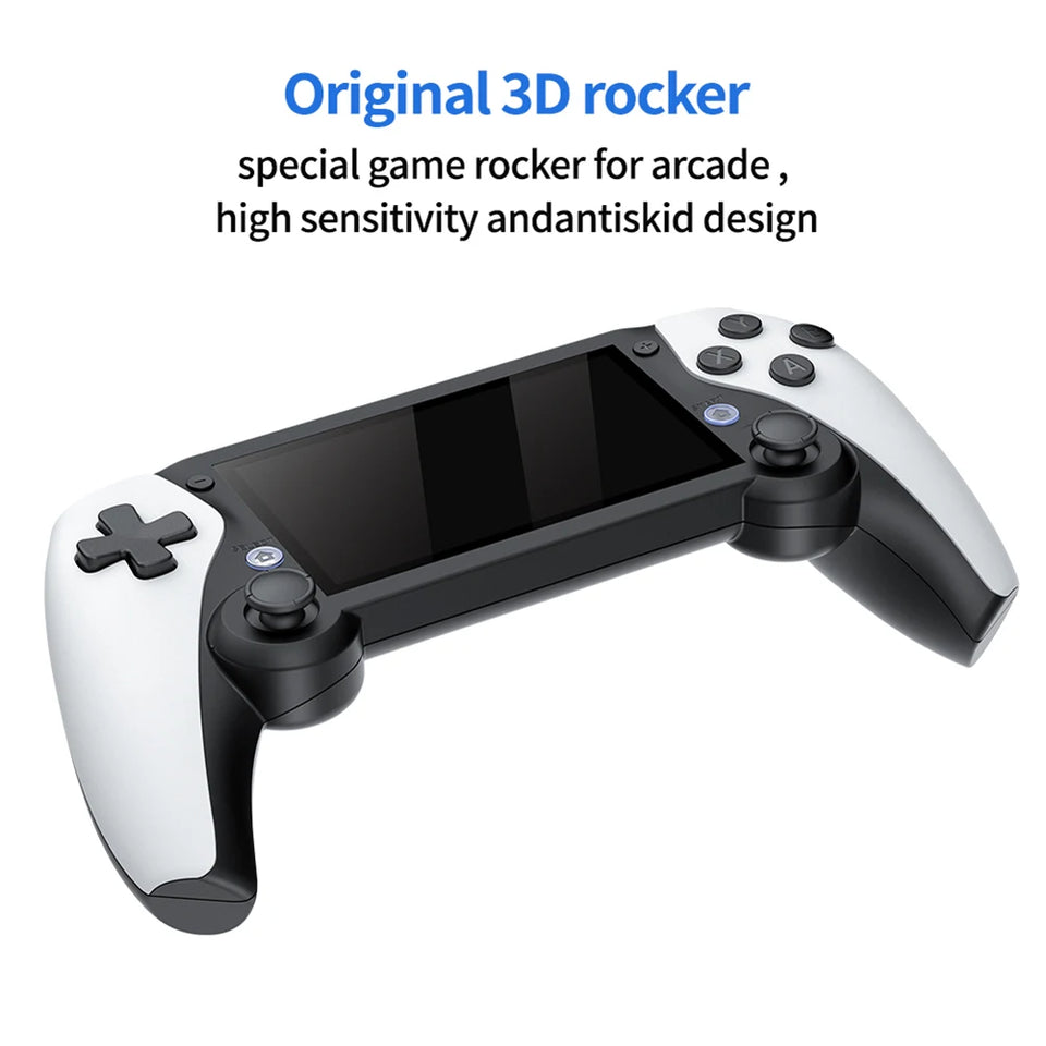 M25 Handheld Game Console Dual Wireless Controller 4.3 Inch 80*272 LCD Screen Handheld Game Player 3D Joystick Gift for PS1 Game