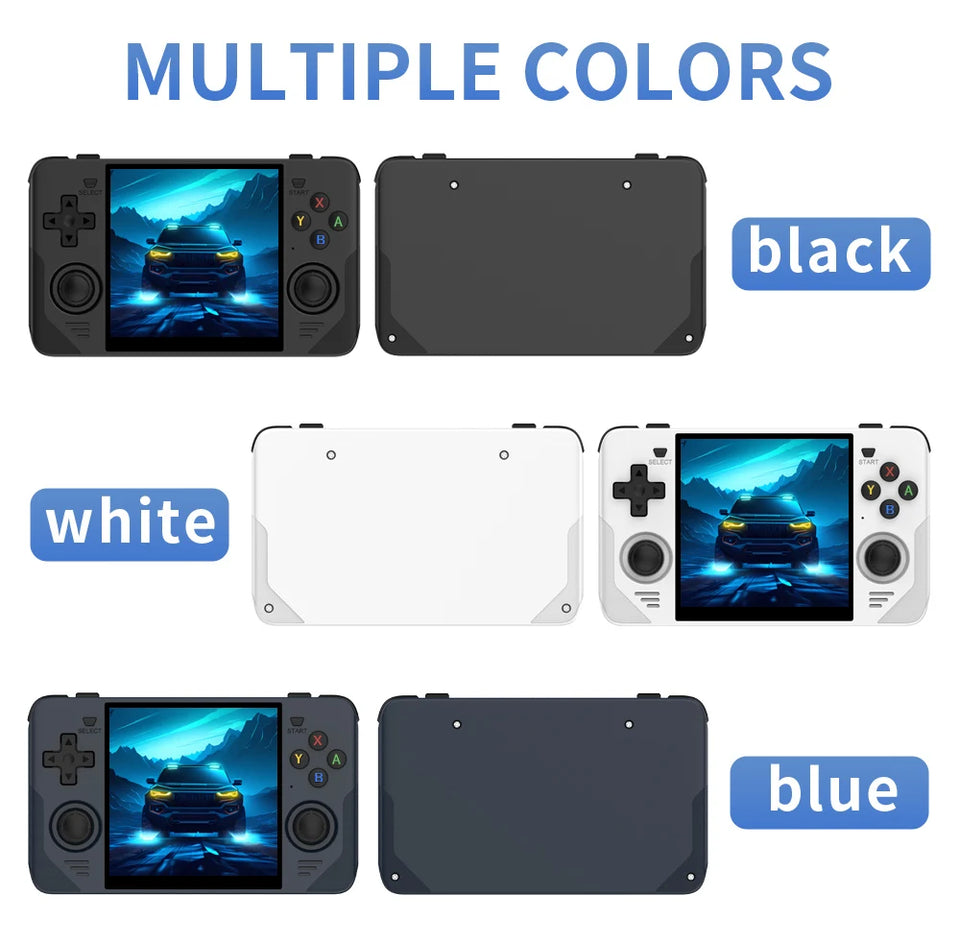 POWKIDDY RGB30 720*720 4 Inch Ips Screen Built-in WIFI RK3566 Opendinglinux Retro Handheld Game Console Children's Gifts
