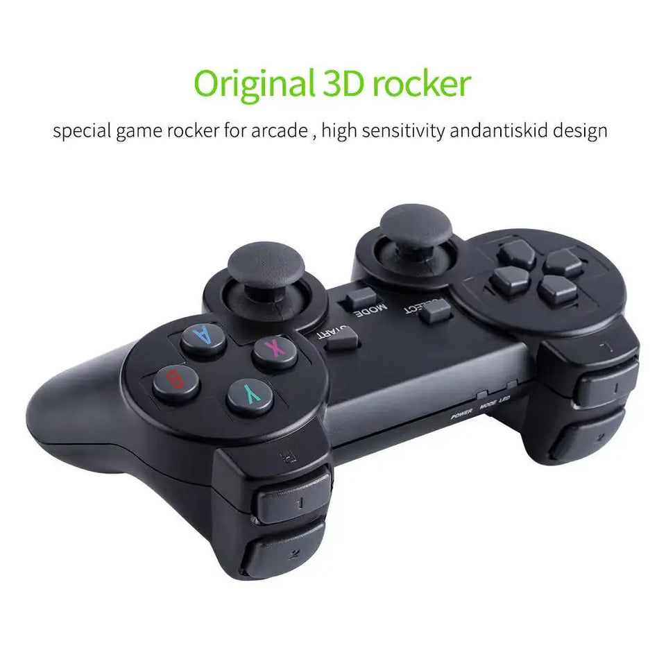 Video Game Console 64G Built-in 10000 Games Retro handheld Game Console Wireless Controller Game Stick For Best Kid Xmas Gift