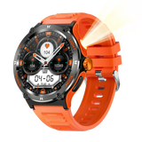 2024 new Smart Watch Men KT76 Sport Smart watches For Men Woman LED Flashlight Compass Bluetooth Call Heart Rate 3ATM Waterproof