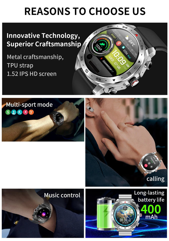 2024 New T95 Smart Watch TWS2 In 1 Bluetooth Earphones HIFI 9D Sound Quality With Built-In Speaker AI Voice Health Monitoring