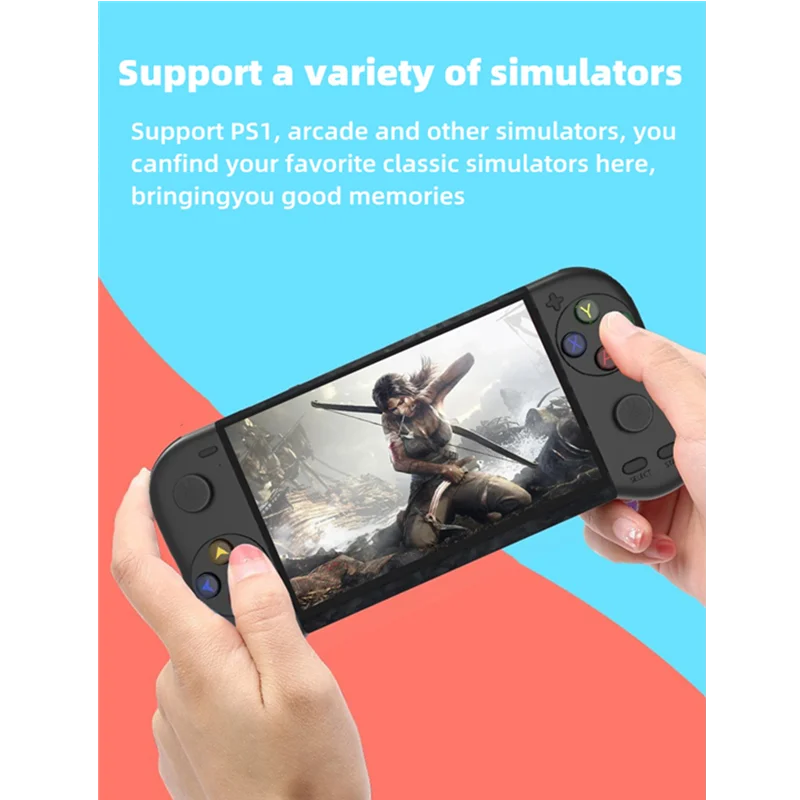 WALKGAMER new 5.1-inch double play video handheld game console 12000 game portable emulator arcade retro gaming  mp4 game device
