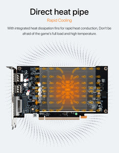 MLLSE AMD Radeon RX 550 4GB Placa De Video Graphics Card GDDR5 128bit PCI-E X16 HDMI DP DVI rx 550 4gb Desktop Gaming Video Card