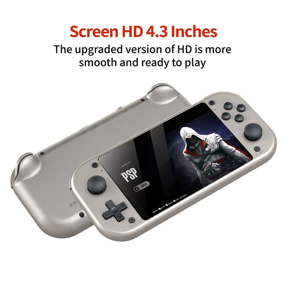 BOYHOM M17 Portable Pocket Video Player 256G 70000+Games 4.3”Screen Supports 25 emulators Linux System 4.3 Game Console Retro