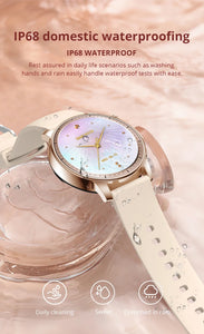 V65 Smartwatch Women 1.32 inch AMOLED Bluetooth Call Smart Watch Custom Dial Watches Heart Rate Tracker For Android iOS Watches