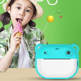 Children Mini Digital Camera Instant Print with 2 Rolls Thermal Print Paper Selfie Video Camera Photo Printing Camera Gifts