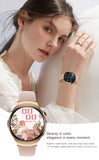 For Huawei IOS Xiaomi Gold Fashion Smart Watch Women GPS Sport Trajectory Heart Rate NFC Bluetooth Call Waterproof Smartwatches