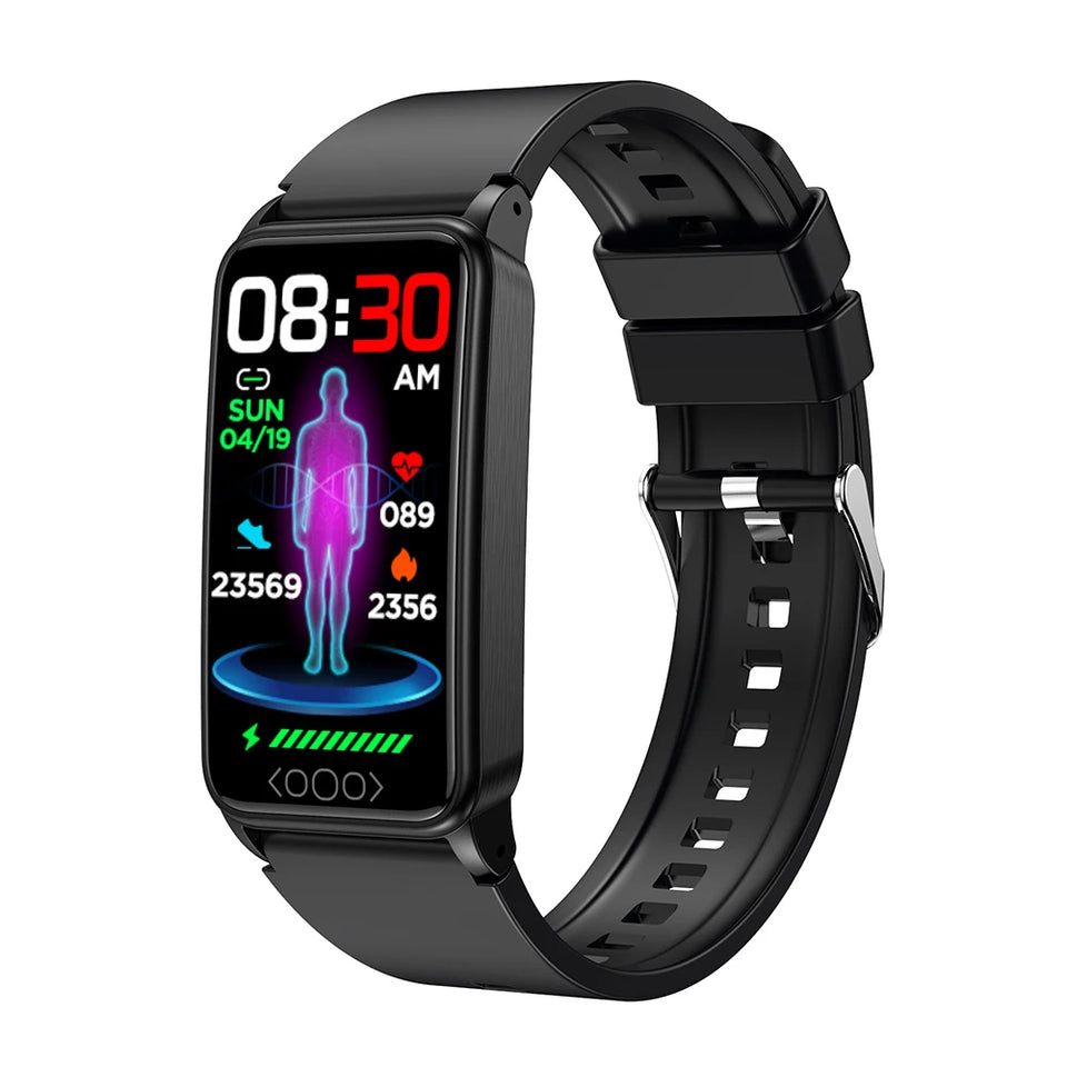 TK71pro Smart Watches For Men Women 1.47" Screen Fitness Tracker Heart Rate Blood Glucose Monitor IP68 Waterproof Smartwatch