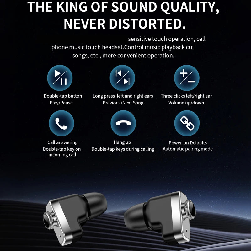2024 New T95 Smart Watch TWS2 In 1 Bluetooth Earphones HIFI 9D Sound Quality With Built-In Speaker AI Voice Health Monitoring