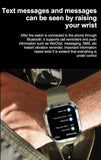 2023 New Full Touch Smart Watch Men For Android Xiaomi Blood Pressure Oxygen Fitness Watch 5 Atm Waterproof Military SmartWatch