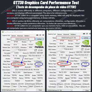 GT730 4GB DDR3 128Bit/64Bit Graphics Card with HDMI VGA DVI Port PCI-E2.0 16X Computer Graphics Video Card GT610 for Office/Home