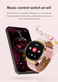 For Huawei IOS Xiaomi Gold Fashion Smart Watch Women GPS Sport Trajectory Heart Rate NFC Bluetooth Call Waterproof Smartwatches