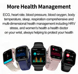 2024 New Medical Grade Smart Watch Ladies Blood Glucose Watches Lipid Uric Women Menstrual Health Tracker Smartwatch for Ladies