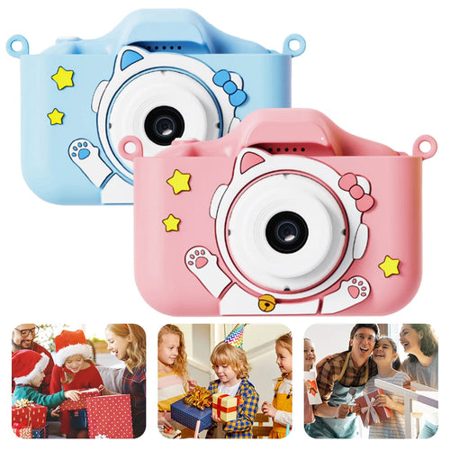 Kids Digital Camera 96MP 2.0inch IPS Screen Selfie Camera 1080P Video Camcorder for 3 4 5 6 7 8 9 10 11 12 Years Old Boys/Girls