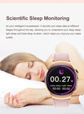 For Huawei IOS Xiaomi Gold Fashion Smart Watch Women GPS Sport Trajectory Heart Rate NFC Bluetooth Call Waterproof Smartwatches