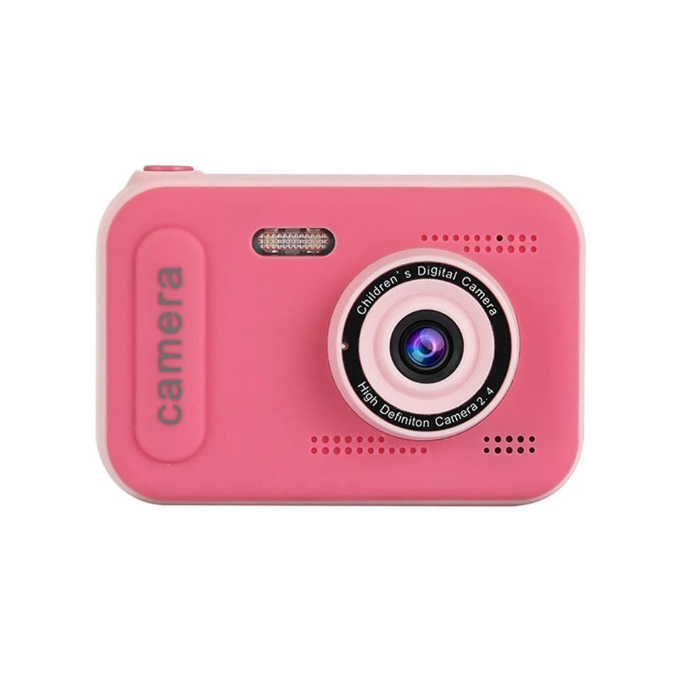 1080P Kids Digital Camera Dual Lens 2.4 Inch IPS Screen Interesting Games Birthday Christmas Gift for Boys Girls