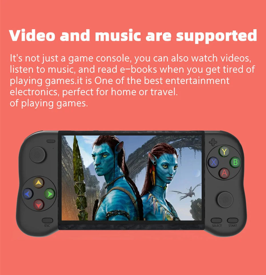 WALKGAMER new 5.1-inch double play video handheld game console 12000 game portable emulator arcade retro gaming  mp4 game device