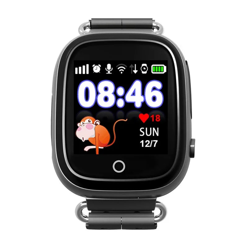 Smart Watch with Touch Screen for Children, Smart Bracelet, Dual SIM Card, Tracking Device, Cute Boy and Girl, WiFi