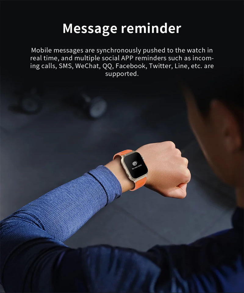 3ATM Waterproof AMOLED Bluetooth Call Smart Watch Men 600Mah Large Battery 100+ Sport GPS Fitness tracker Smartwatch Man 2024NEW
