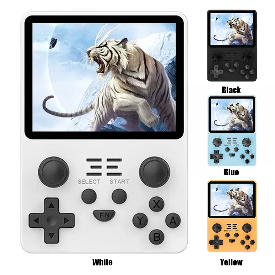 RGB20S Retro Handheld Game Console Open Source System 3.5inch IPS Screen Video Game Console With 16GB Card Add 32/64/128GB