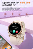 V65 Smartwatch Women 1.32 inch AMOLED Bluetooth Call Smart Watch Custom Dial Watches Heart Rate Tracker For Android iOS Watches