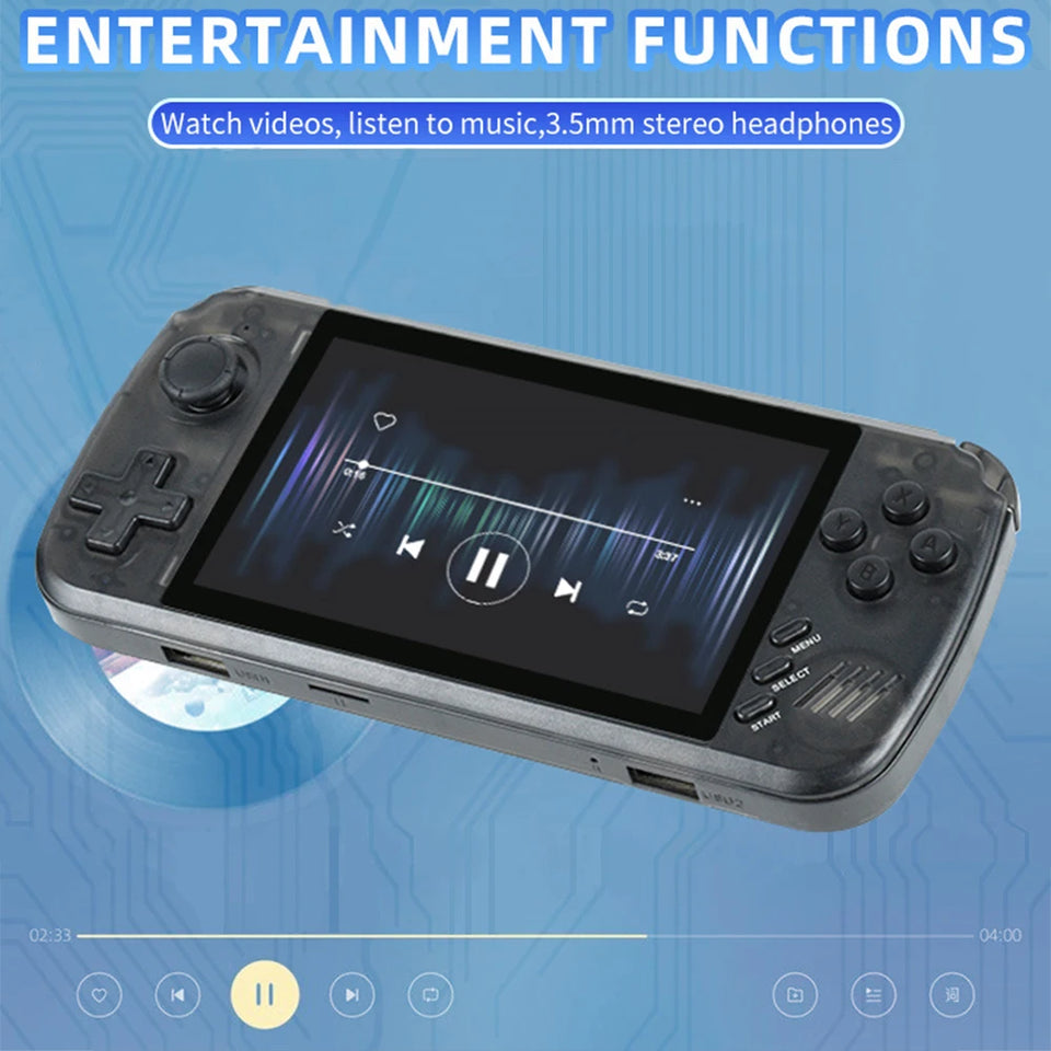 X39 Pro Handheld Game Console With 4000+ Games 4.5 Inch IPS Screen 3000mAh Rechargeable Battery Game Console Ideal Gift For Kids