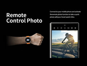 Zordai For Samsung Galaxy Watch Ultra GPS Track Smart Watch Men Amoled Always Display Body Temperature Clock BT Talk Smart Watch