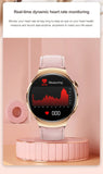 For Huawei IOS Xiaomi Gold Fashion Smart Watch Women GPS Sport Trajectory Heart Rate NFC Bluetooth Call Waterproof Smartwatches