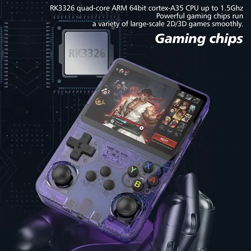 R36S Retro Handheld Game Console 3.5 inch 20000+ Games Preinstalled Emulator Linux System Open Source Portable Games Consoles