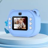 Children Mini Digital Camera Instant Print with 2 Rolls Thermal Print Paper Selfie Video Camera Photo Printing Camera Gifts