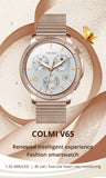 V65 Smartwatch Women 1.32 inch AMOLED Bluetooth Call Smart Watch Custom Dial Watches Heart Rate Tracker For Android iOS Watches