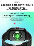 2024 Smart Watch For Women Full Touch Screen Bluetooth Call Waterproof Watches Sport Fitness Tracker Smartwatch Lady Reloj Mujer