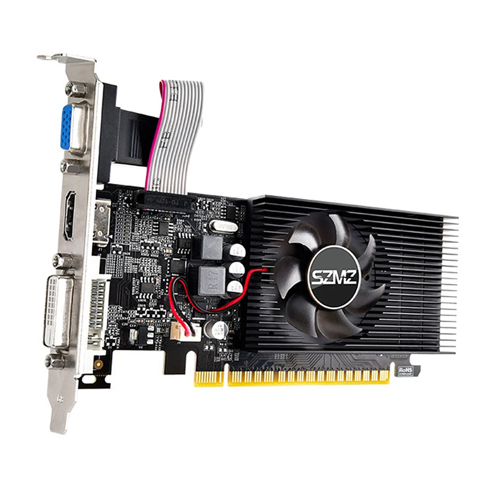 GT730 4GB DDR3 128Bit/64Bit Graphics Card with HDMI VGA DVI Port PCI-E2.0 16X Computer Graphics Video Card GT610 for Office/Home