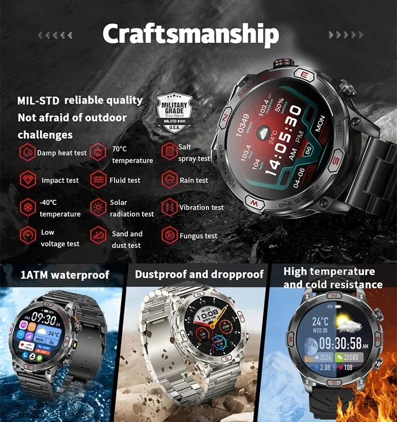 2024New For Huawei Xiaomi GPS Motion Trajectory Smart Watch Men Ultra HD AMOLED Screen Large Battery Bluetooth Call SmartWatches