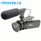 2024 New D100 1080P Video Camera Camcorder 16 X Digital Zoom Camera With Microphone Wide Angle Lens Digital Camera Recorder Set