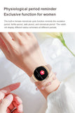 For Huawei IOS Xiaomi Gold Fashion Smart Watch Women GPS Sport Trajectory Heart Rate NFC Bluetooth Call Waterproof Smartwatches