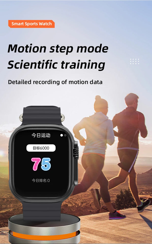 Original S9 Ultra Smart Watch 4G SIM Card Android 190 °Rotation Camera GPS WIFI APP Play Store Download Smartwatch Men Women