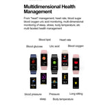 TK71pro Smart Watches For Men Women 1.47" Screen Fitness Tracker Heart Rate Blood Glucose Monitor IP68 Waterproof Smartwatch